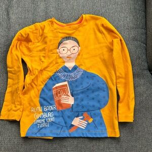 Girls Piccolina Ruth Bader Ginsburg long sleeve shirt